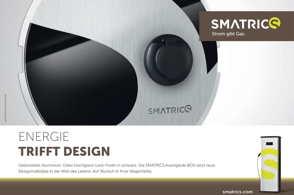 Die SMATRICS Avantgarde BOX setzt neue Designmaßstäbe in