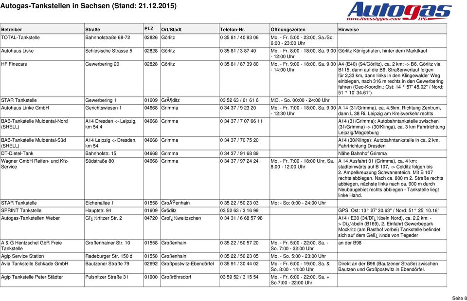 00:00-24:00 Uhr Autohaus Linke GmbH Gerichtswiesen 1 04668 Grimma 0 34 37 / 9 23 20 Mo. - Fr. 7:00-18:00, Sa.