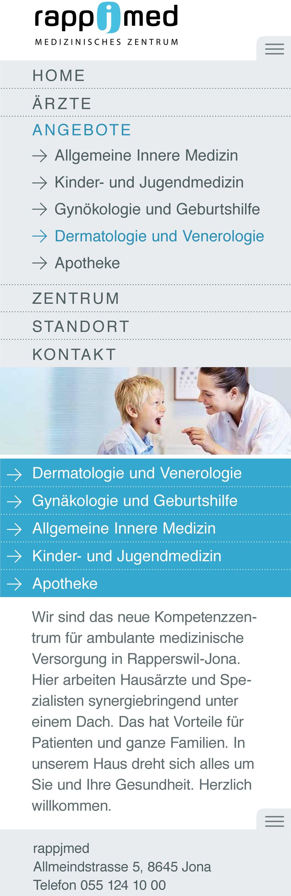 das neue Kompetenzzentrum für ambulante medizinische Versorgung in Rapperswil-Jona.