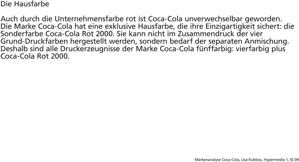 Coca-Cola Rot 2000.