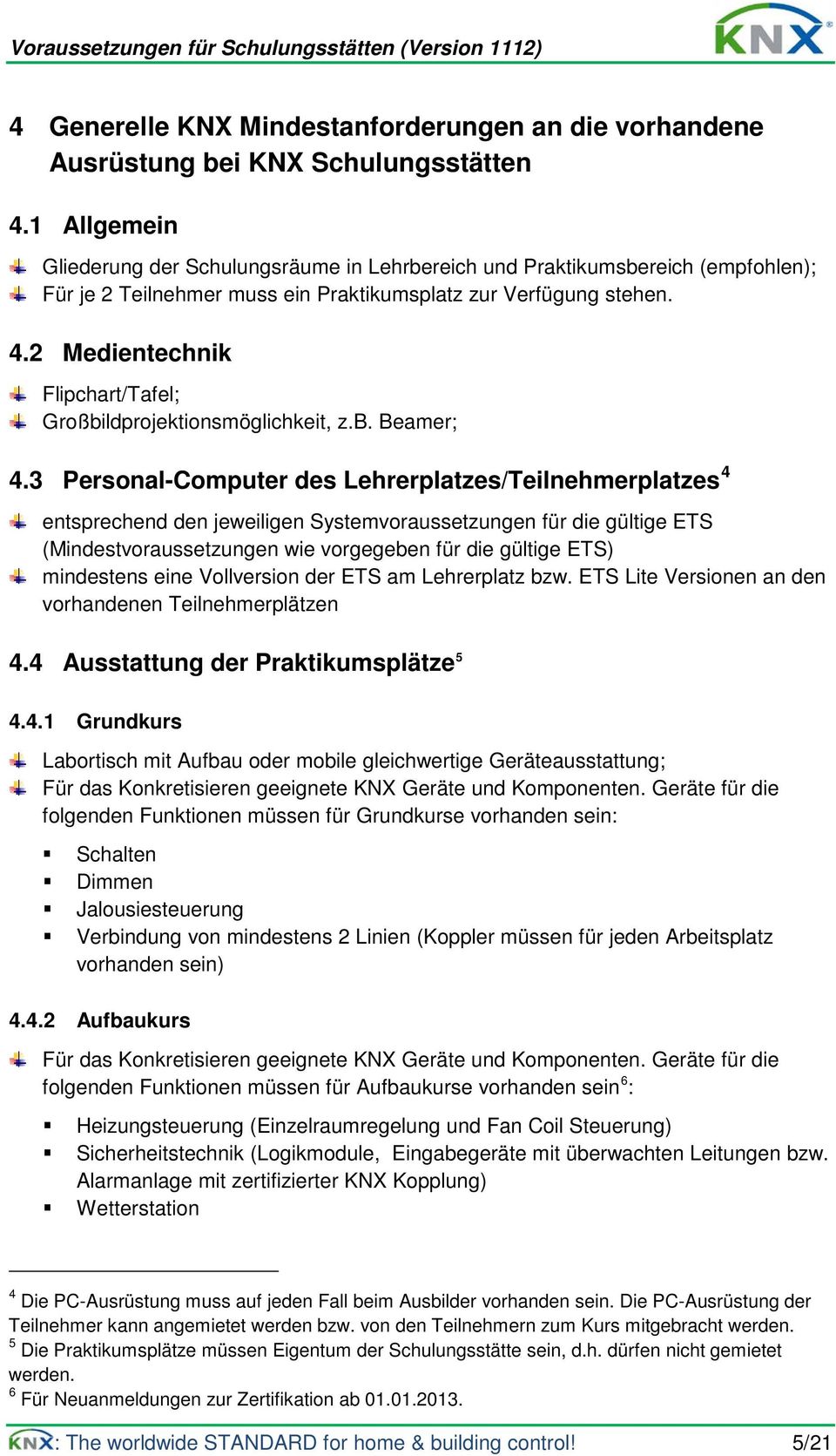 2 Medientechnik Flipchart/Tafel; Großbildprojektionsmöglichkeit, z.b. Beamer; 4.
