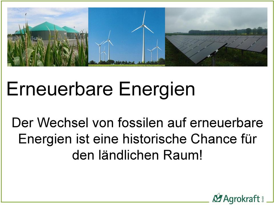 erneuerbare Energien ist eine