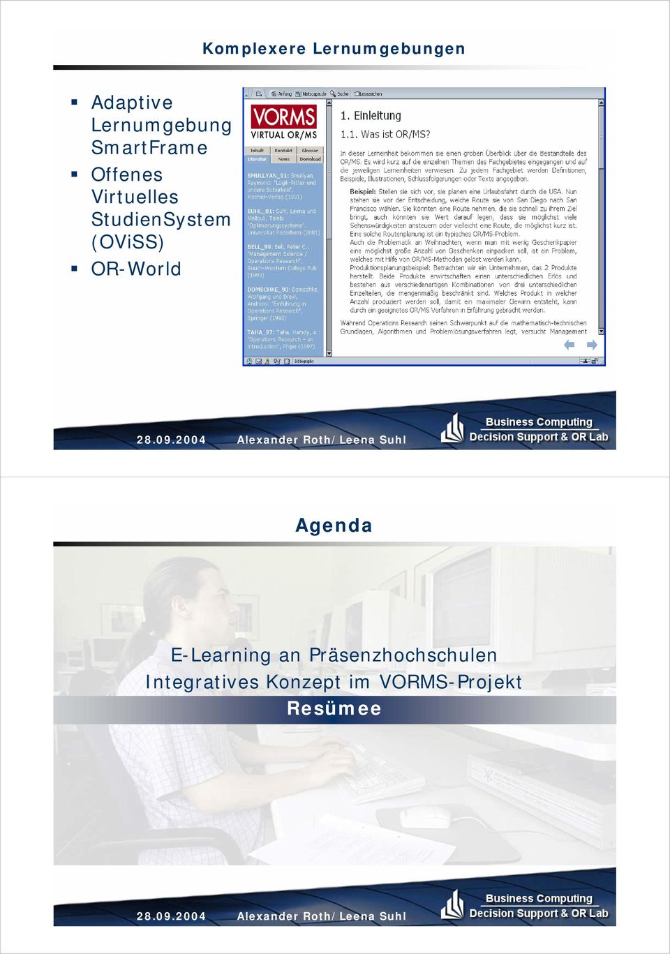 OR-World Agenda E-Learning an Präsenzhochschulen