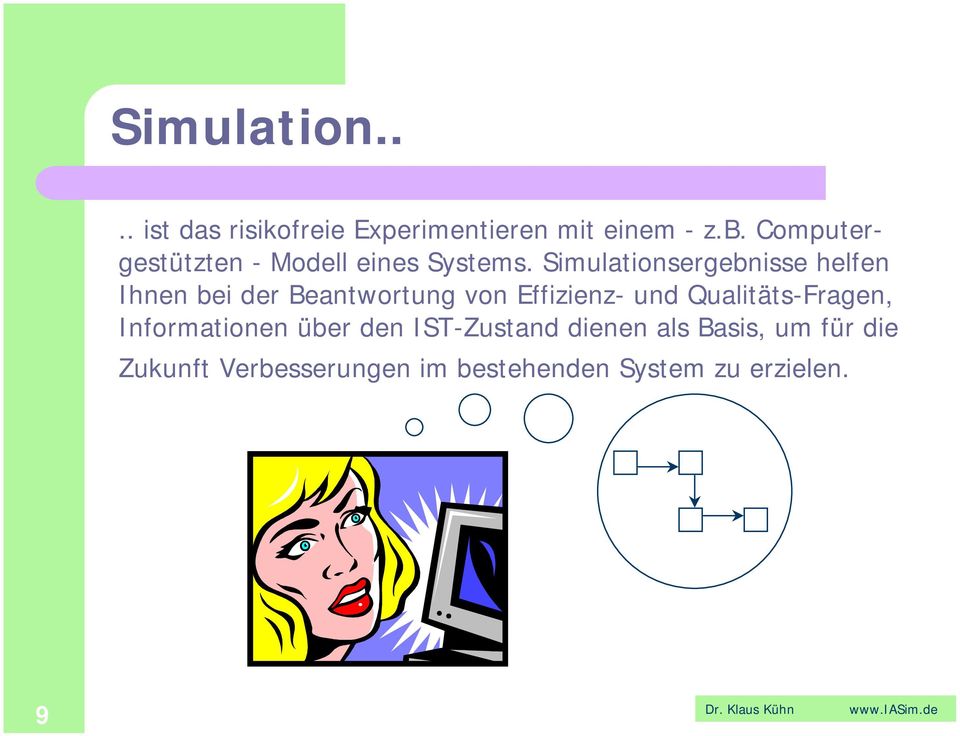 Simulationsergebnisse helfen Ihnen bei der Beantwortung von Effizienz- und