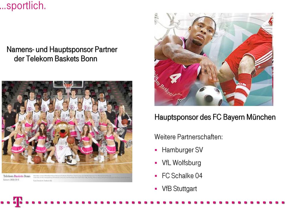 Baskets Bonn Hauptsponsor des FC Bayern
