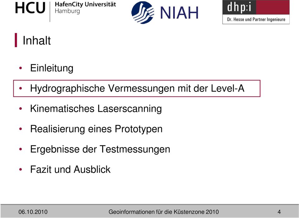 Laserscanning Realisierung eines