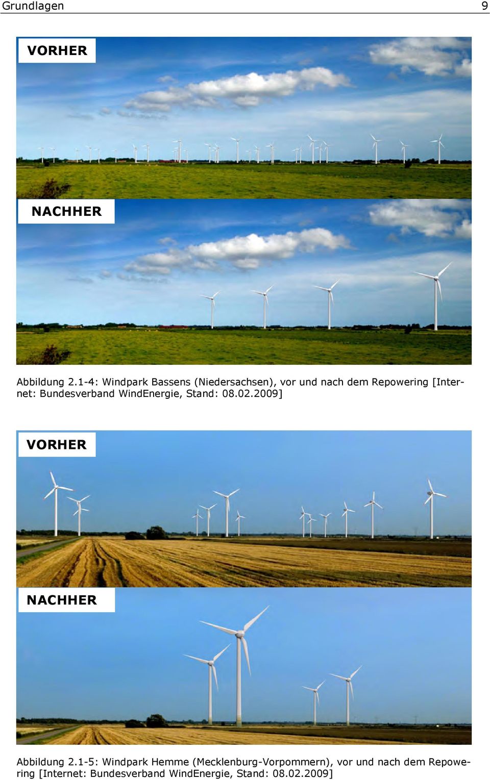 Bundesverband WindEnergie, Stand: 08.02.2009] VORHER NACHHER Abbildung 2.