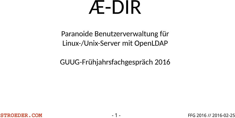 Linux-/Unix-Server mit
