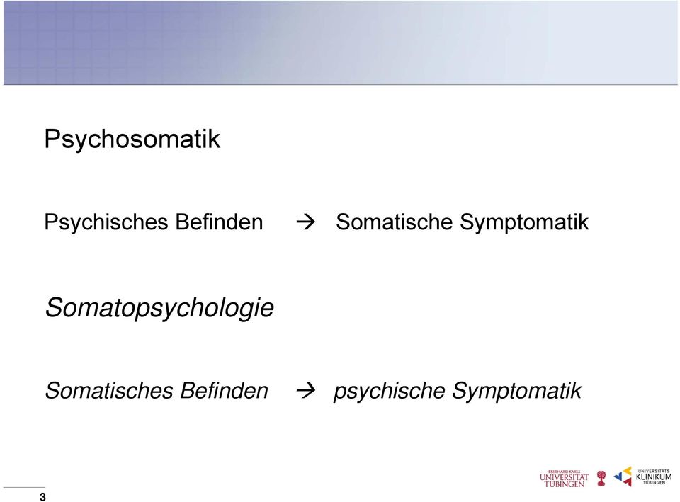 Symptomatik Somatopsychologie