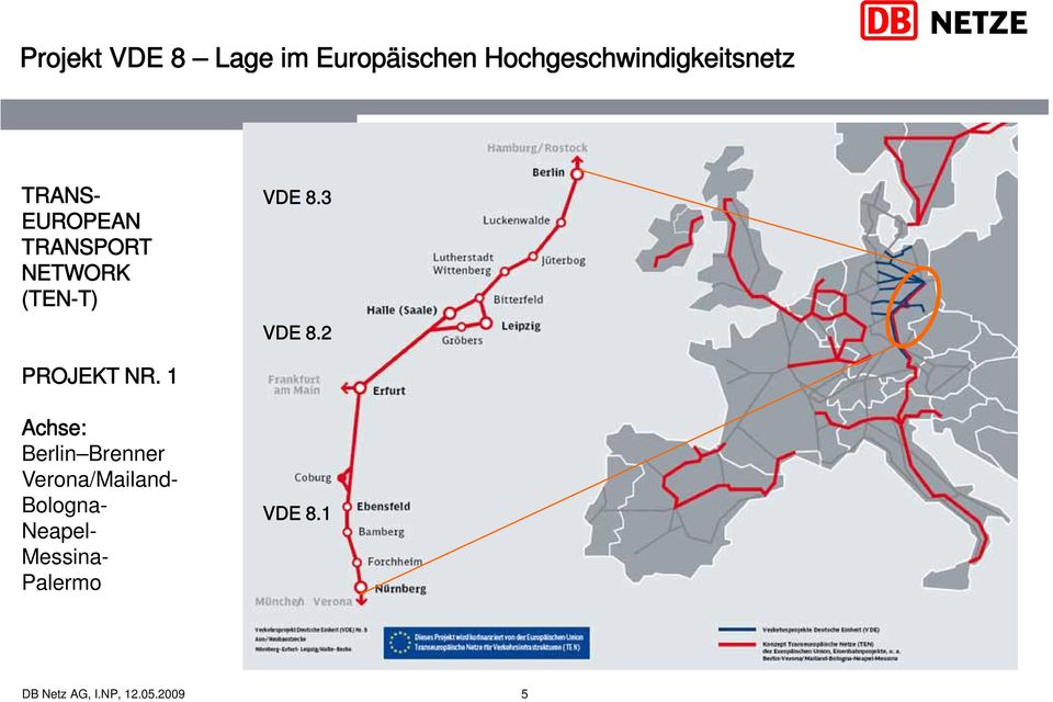 NETWORK (TEN-T) VDE 8.3 VDE 8.2 PROJEKT NR.