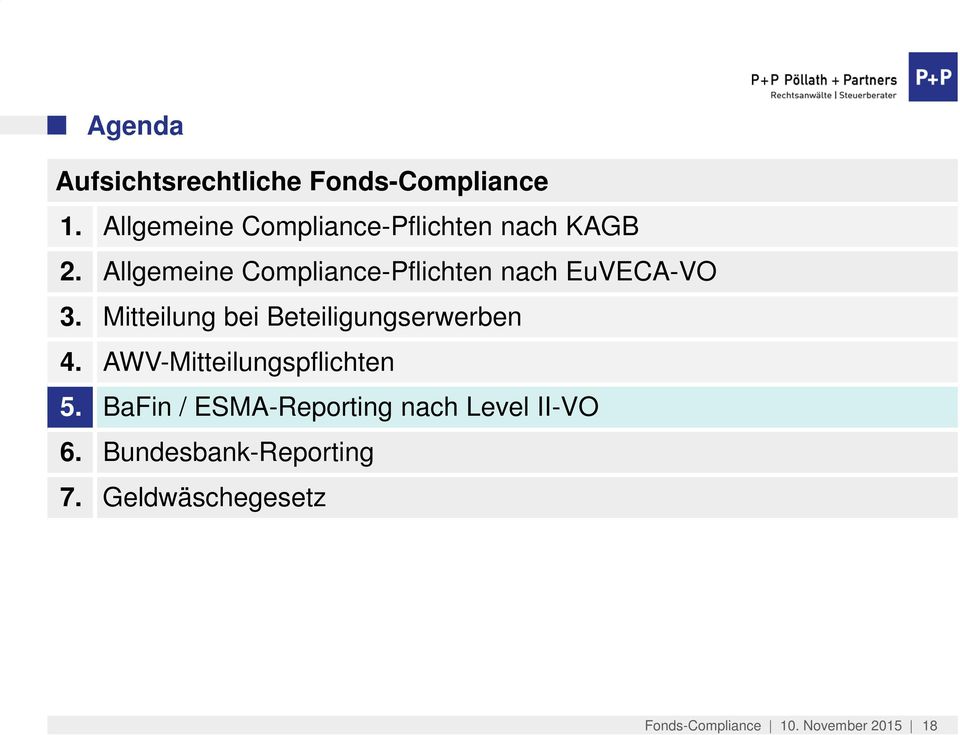 Allgemeine Compliance-Pflichten nach EuVECA-VO 3.