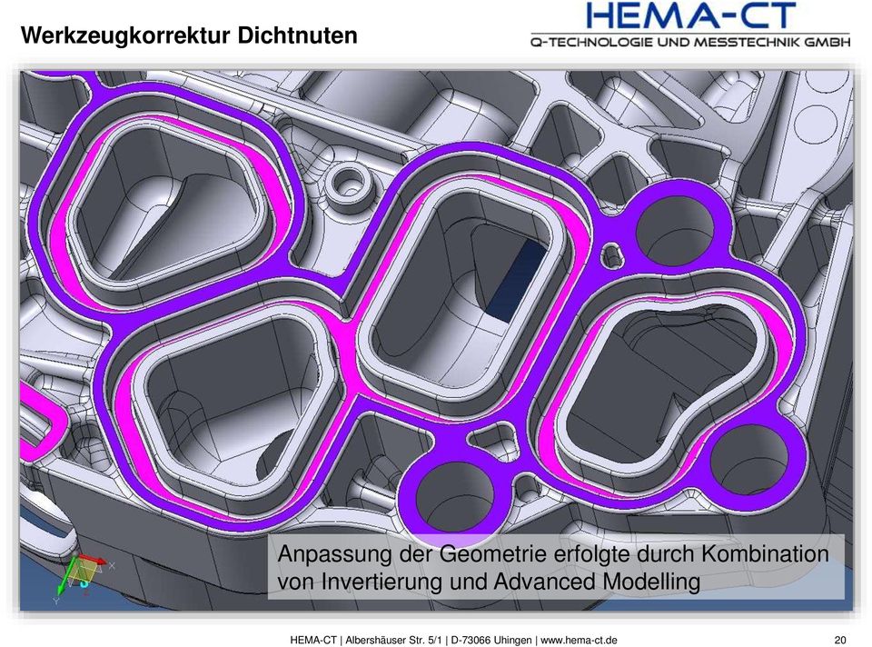Invertierung und Advanced Modelling HEMA-CT