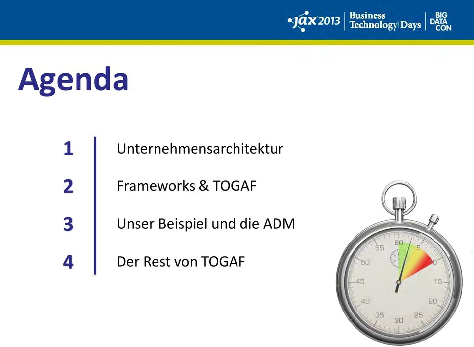 Frameworks & TOGAF Unser
