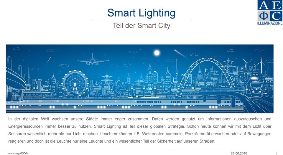 Smart Lighting ist Teil dieser globalen Strategie.