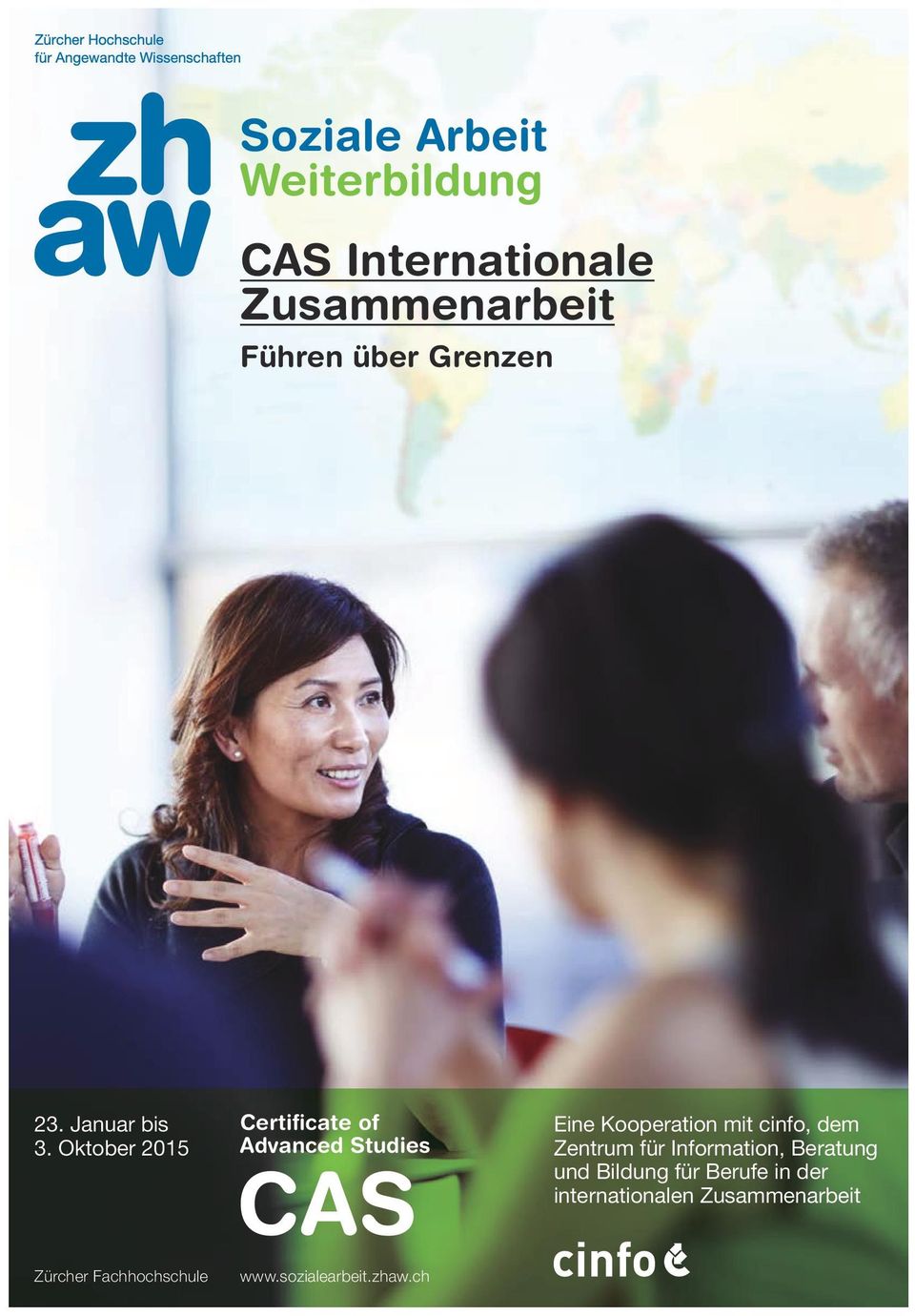 Oktober 2015 Zürcher Fachhochschule Certificate of Advanced Studies CAS www.