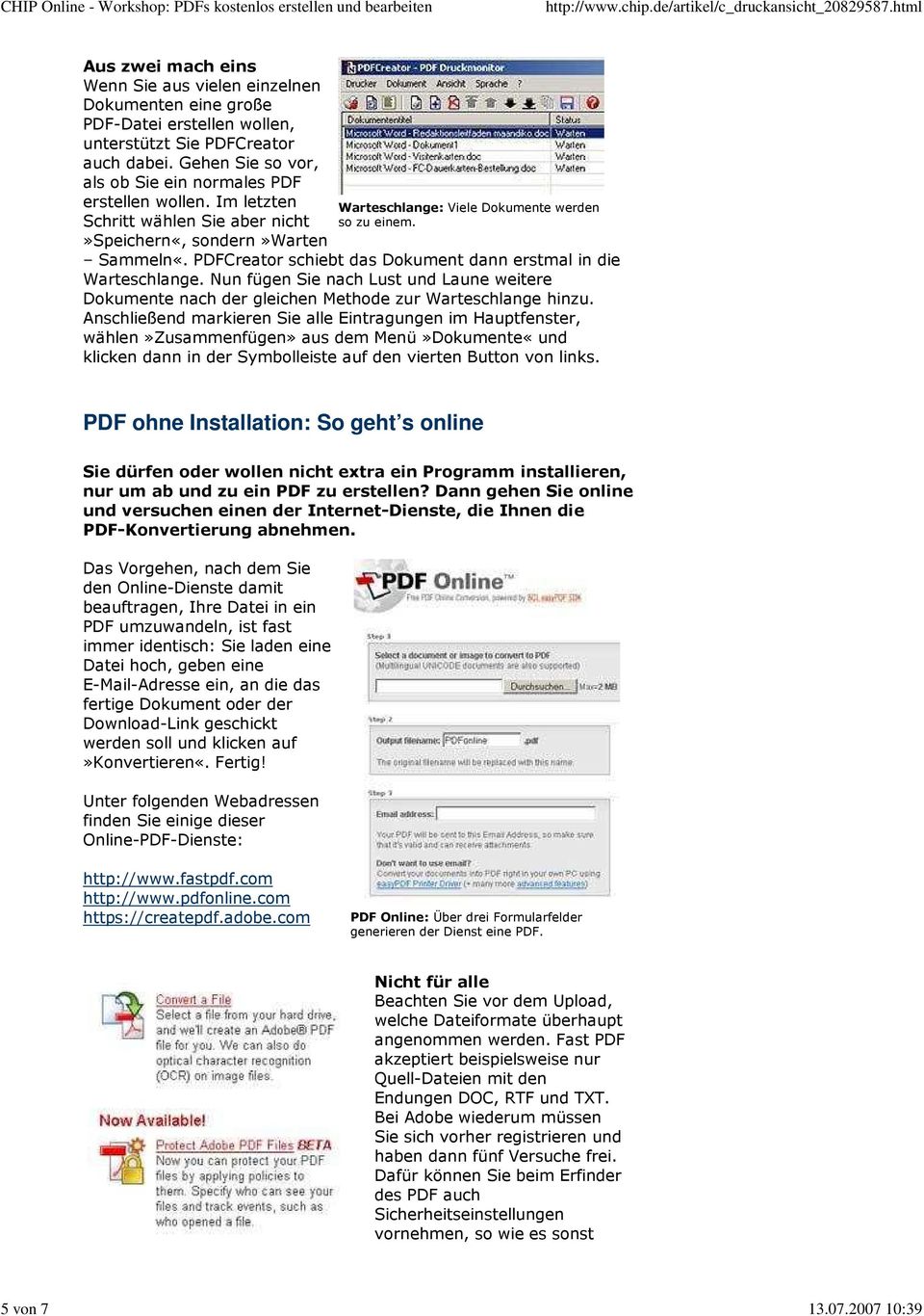 Perfekte Pdfs Flott Fur Pdf Pdfcreator Installieren Und Einrichten Workshop Dokumente In Das Pdf Format Konvertieren Pdf Free Download