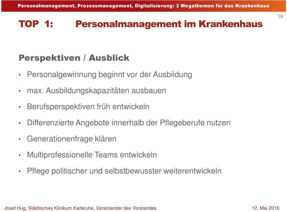 Ausbildungskapazitäten ausbauen Berufsperspektiven früh entwickeln Differenzierte