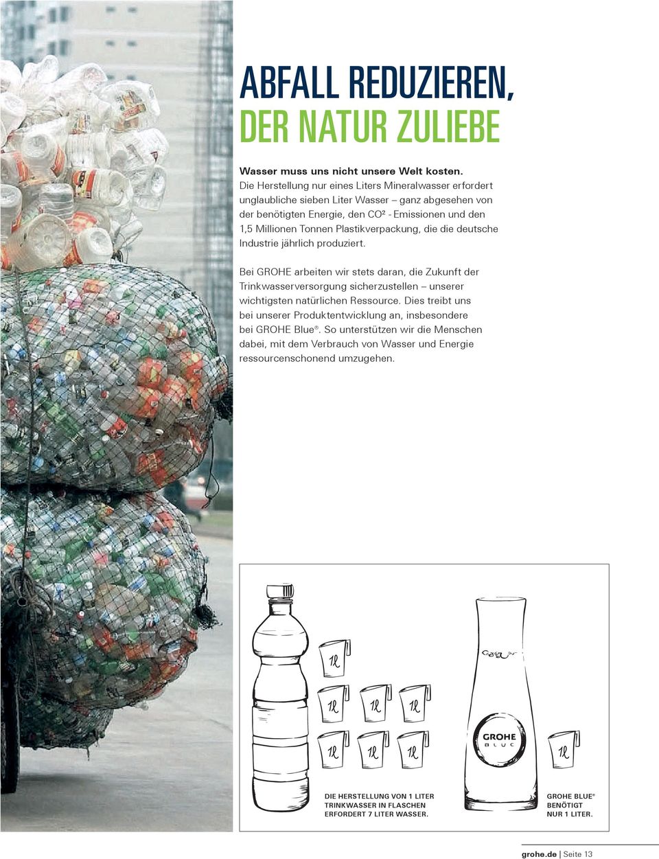 Plastikverpackung, die die deutsche Industrie jährlich produziert.