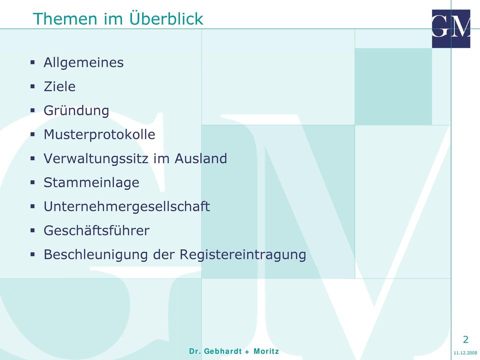 Ausland Stammeinlage Unternehmergesellschaft