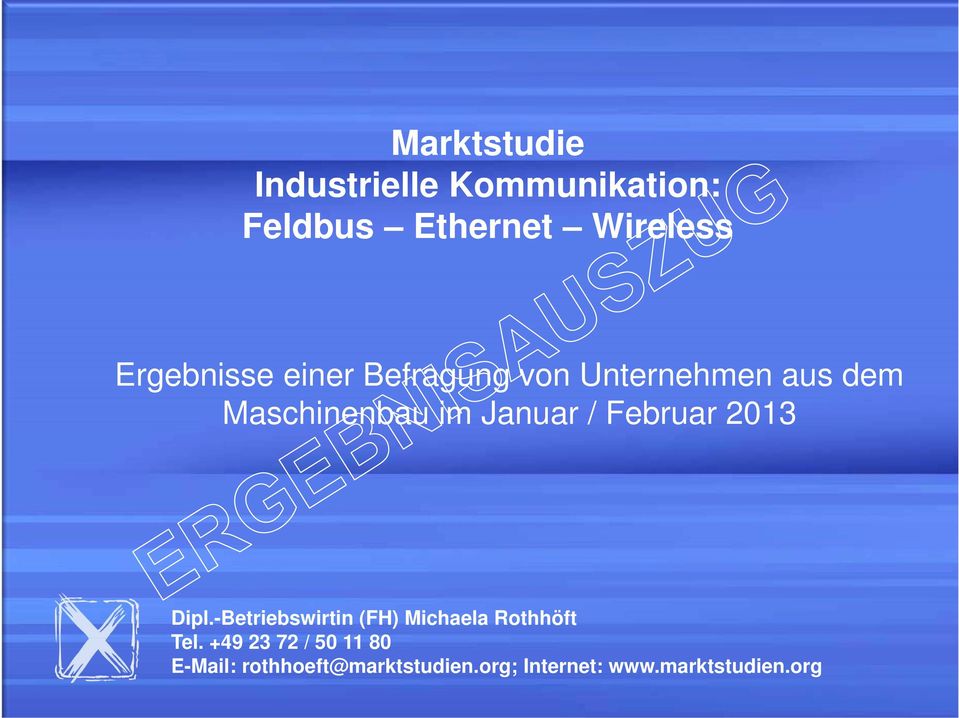 Januar / Februar 2013 Dipl.-Betriebswirtin (FH) Rothhöft Tel.