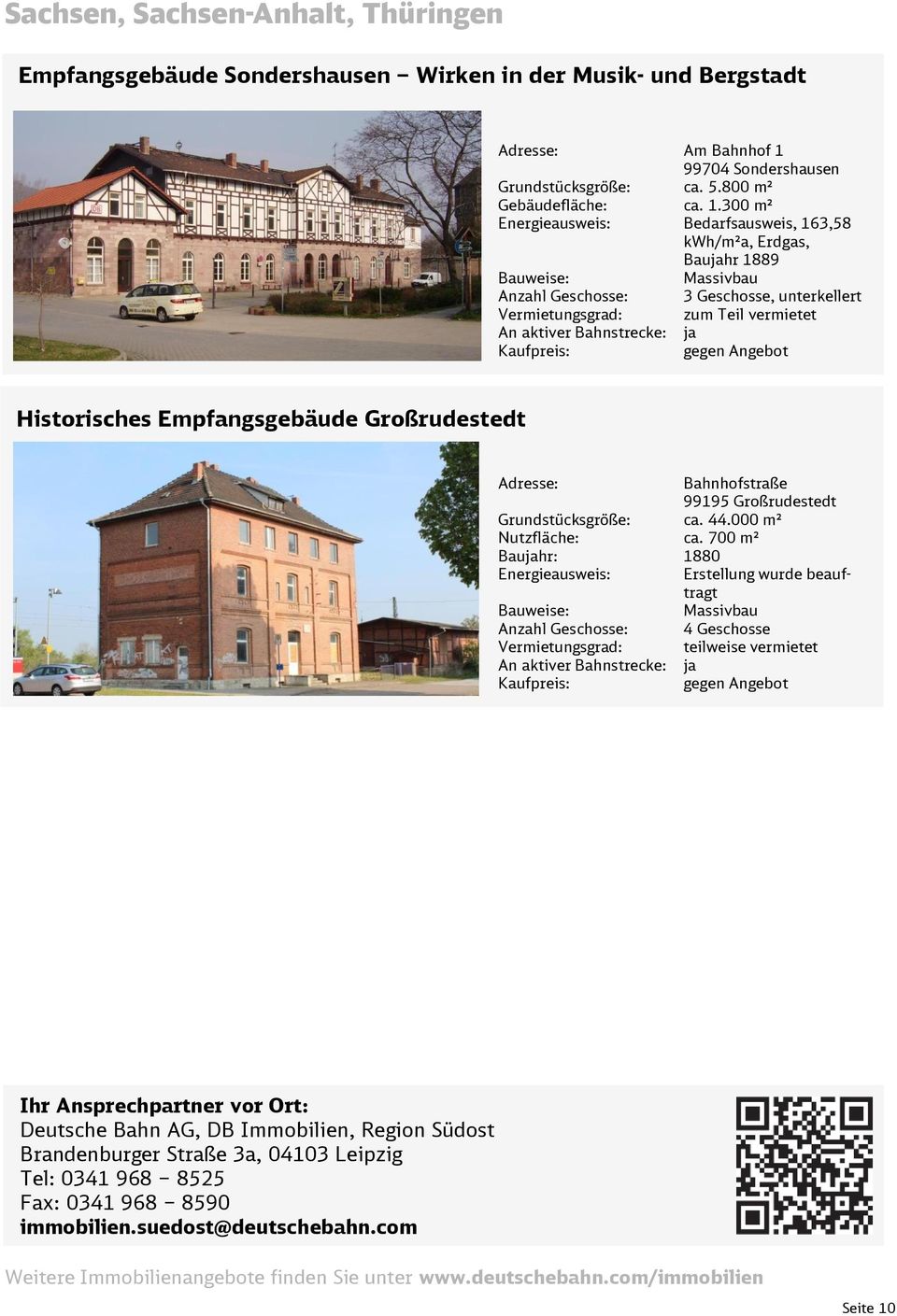 Ganz in Ihrer Nähe! Bahnhofsempfangsgebäude suchen neue Eigentümer. Deutsche  Bahn AG, DB Immobilien. Verwertung - PDF Free Download
