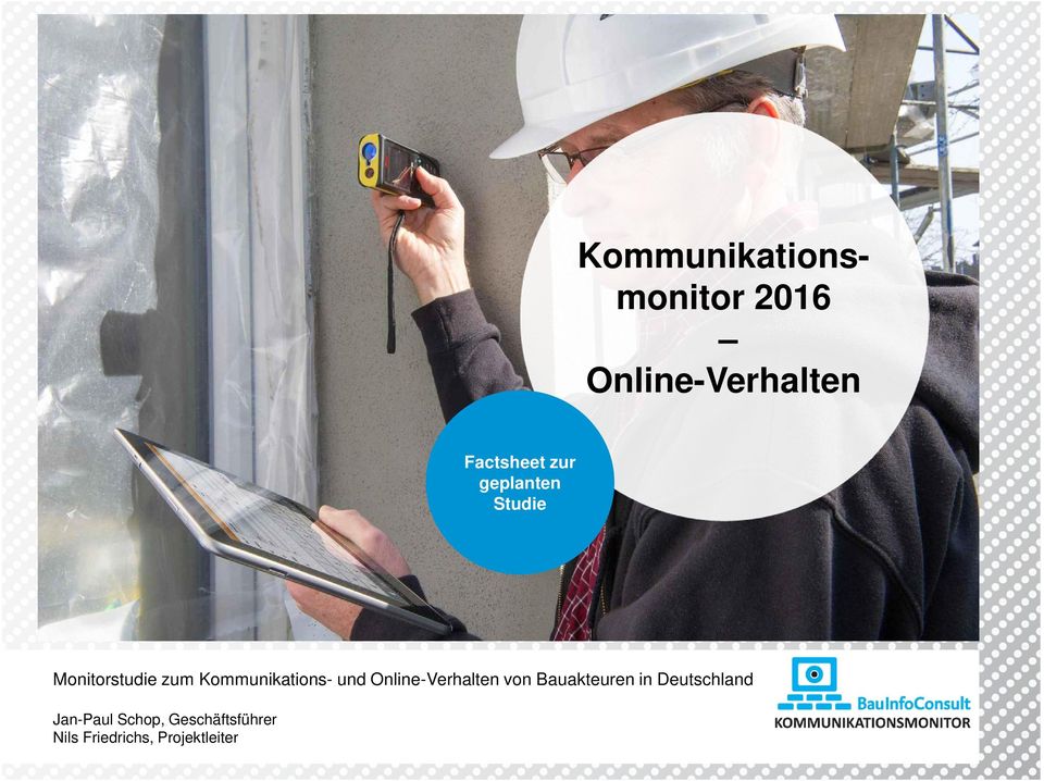 und Online-Verhalten von Bauakteuren in Deutschland