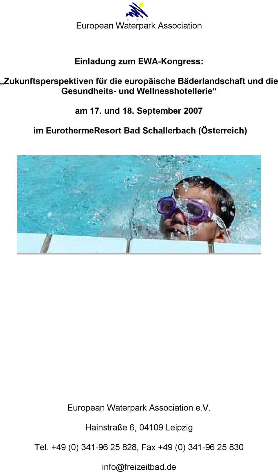 September 2007 im EurothermeResort Bad Schallerbach (Österreich) European Waterpark