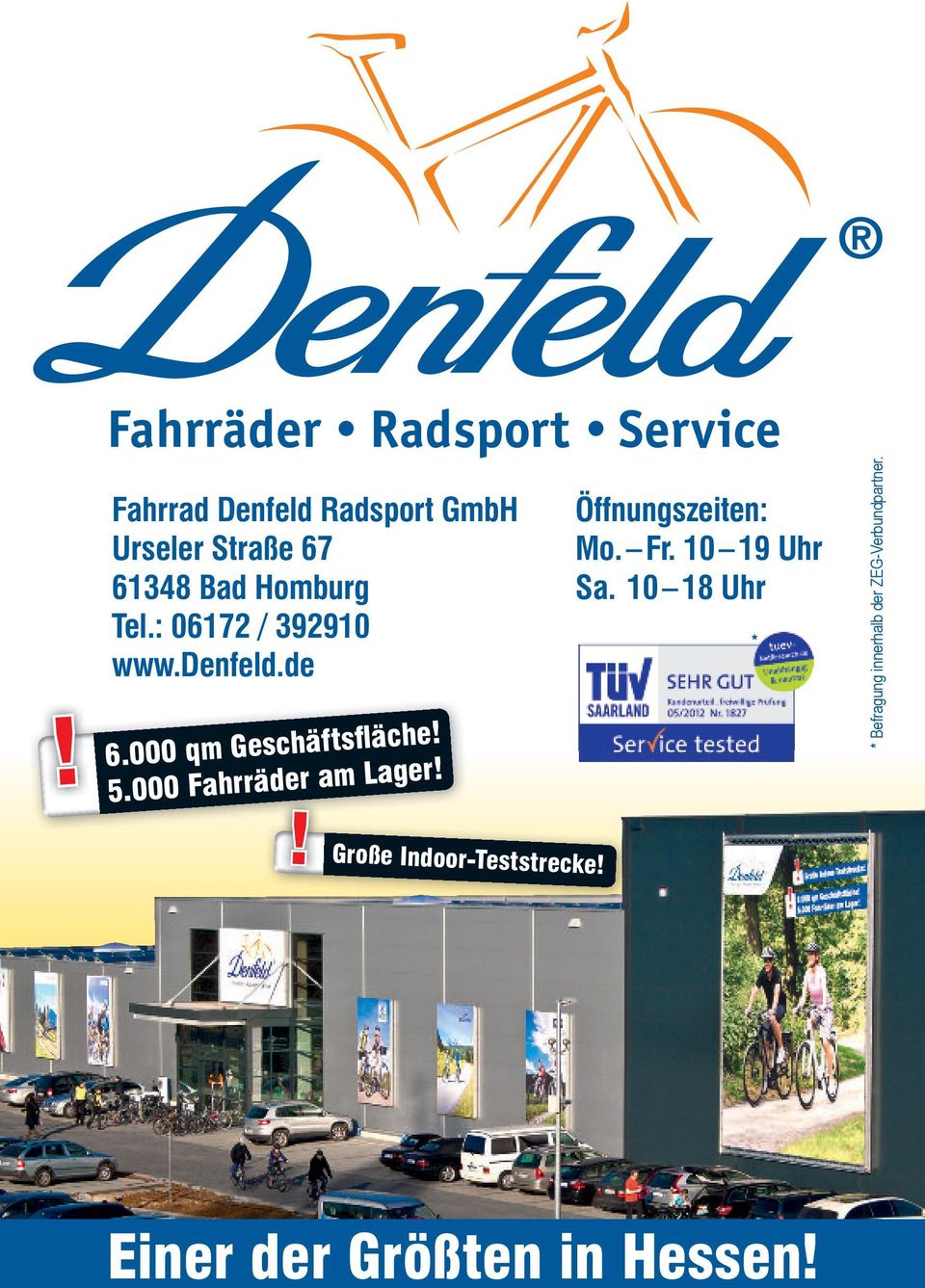 : 06172 / 392910 www.denfeld.de 6.000 qm Geschäftsfläche! 5.
