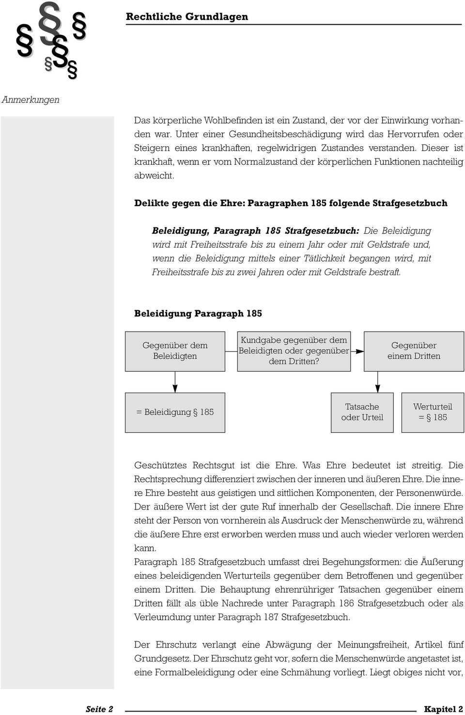 Dieser ist krankhaft, wenn er vom Normalzustand der körperlichen Funktionen nachteilig abweicht.