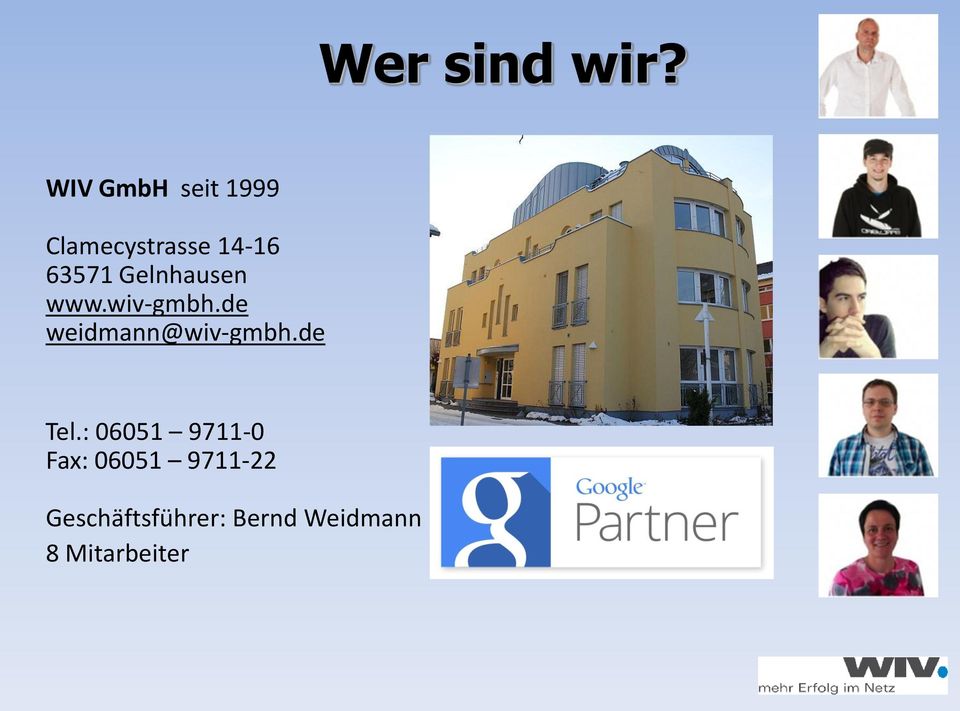 Gelnhausen www.wiv-gmbh.de weidmann@wiv-gmbh.
