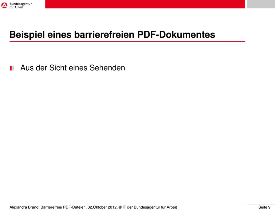 PDF-Dokumentes Aus