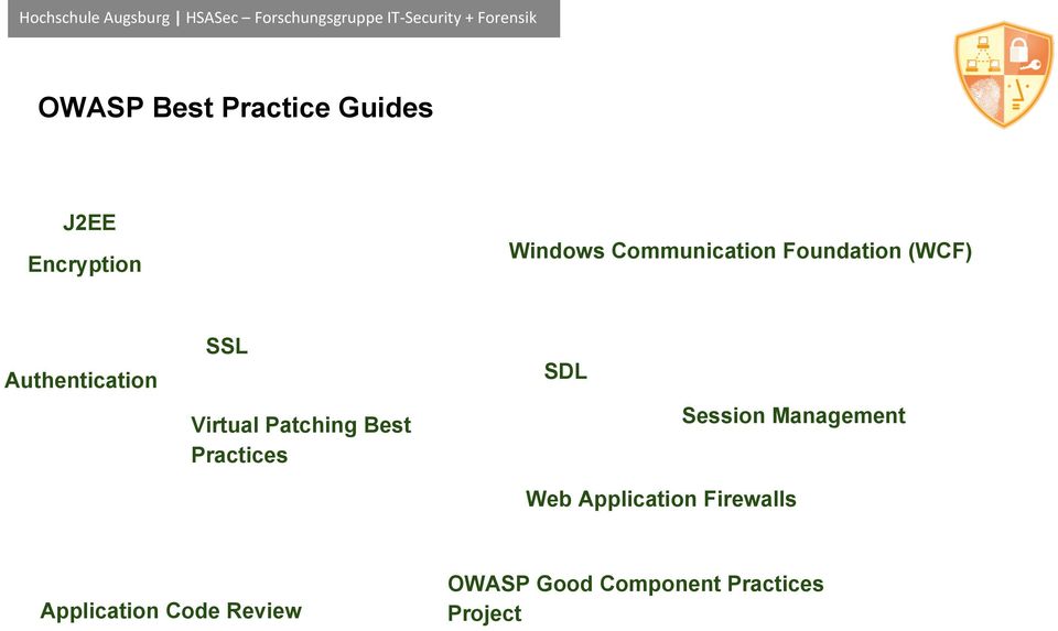 Patching Best Practices SDL Session Management Web