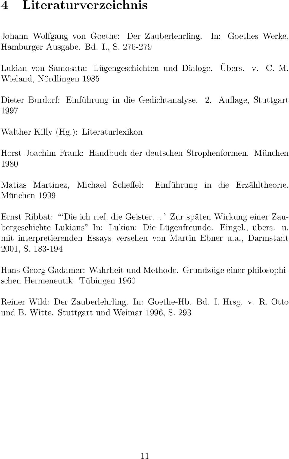 Der Zauberlehrling Analyse Und Interpretation Einer Ballade Von J W Goethe Pdf Kostenfreier Download