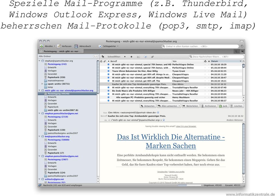 Express, Windows Live Mail)