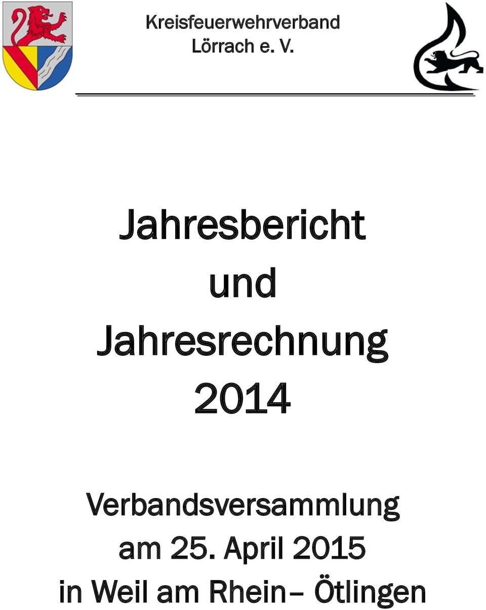 2014 Verbandsversammlung am 25.