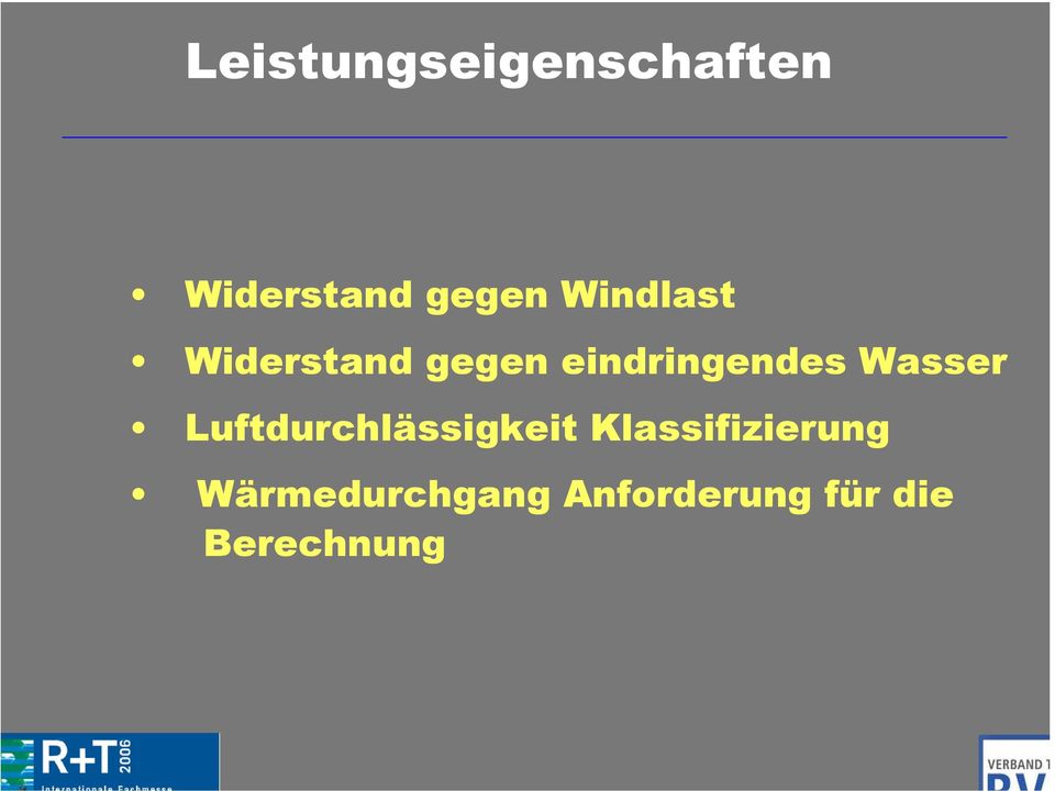 Wasser Luftdurchlässigkeit