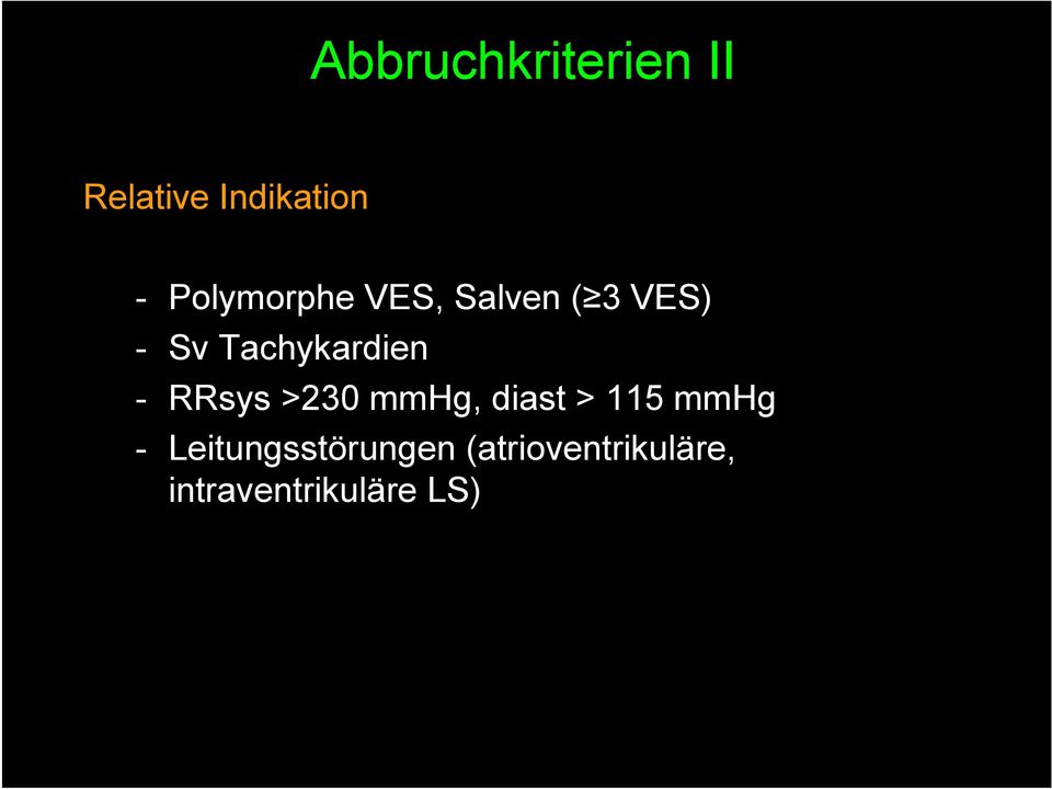Tachykardien - RRsys >230 mmhg, diast > 115