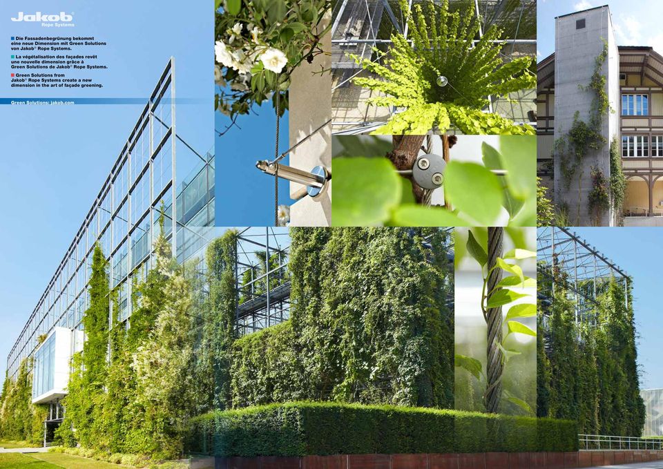 La végétalisation des façades revêt une nouvelle dimension grâce à Green
