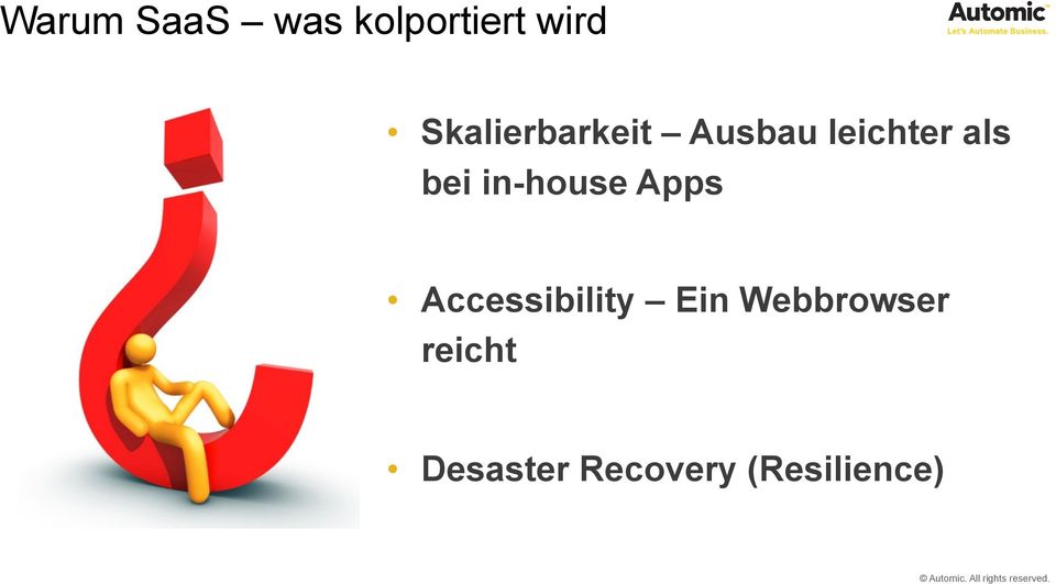 bei in-house Apps Accessibility Ein