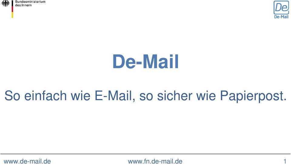 E-Mail, so