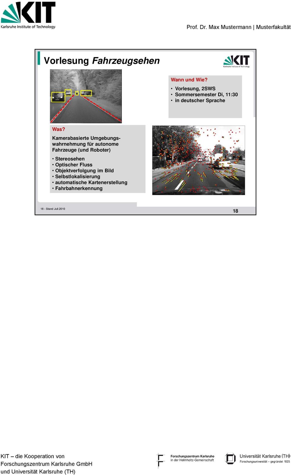 Kamerabasierte Umgebungswahrnehmung für autonome Fahrzeuge (und Roboter)