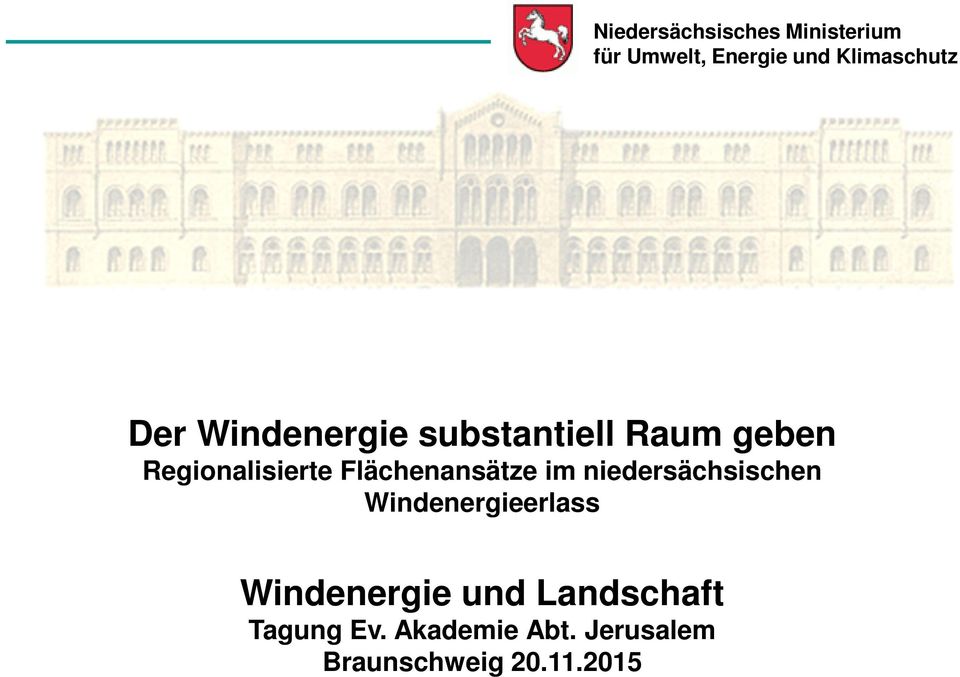 niedersächsischen Windenergieerlass