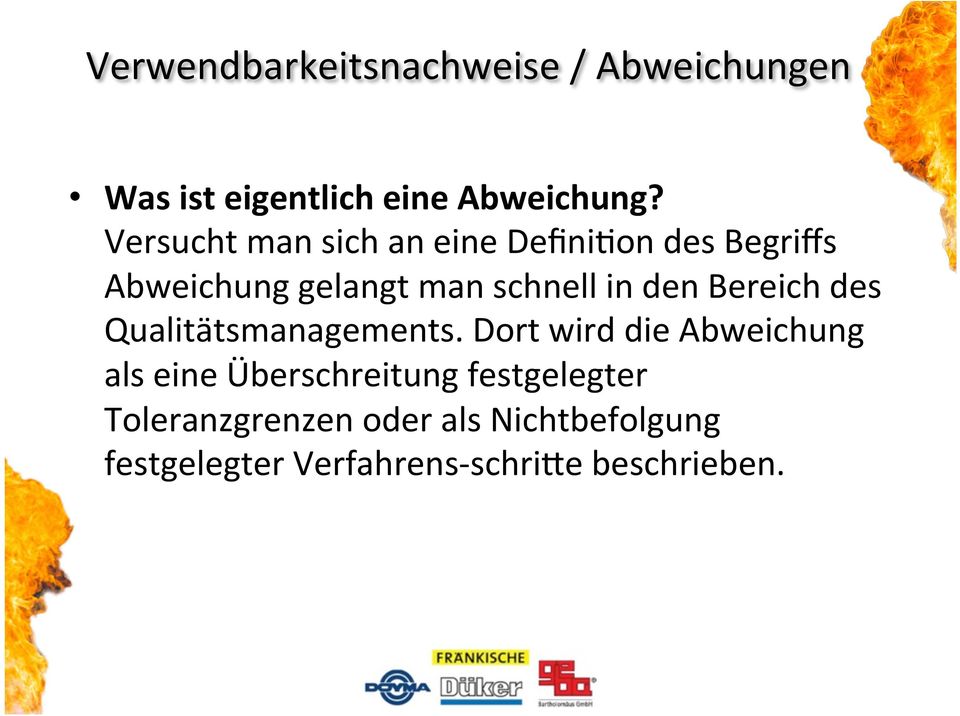 den Bereich des Qualitätsmanagements.