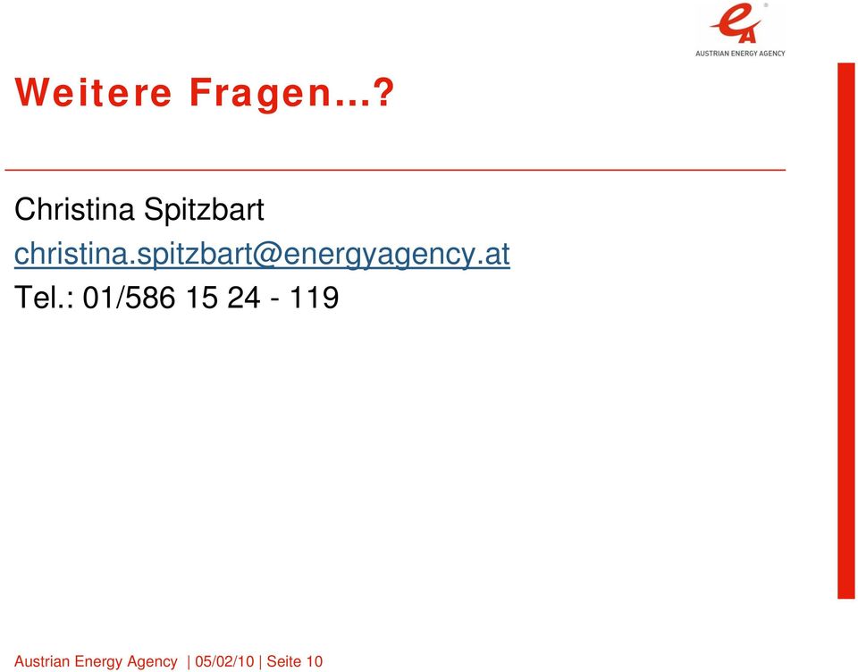 spitzbart@energyagency.at Tel.