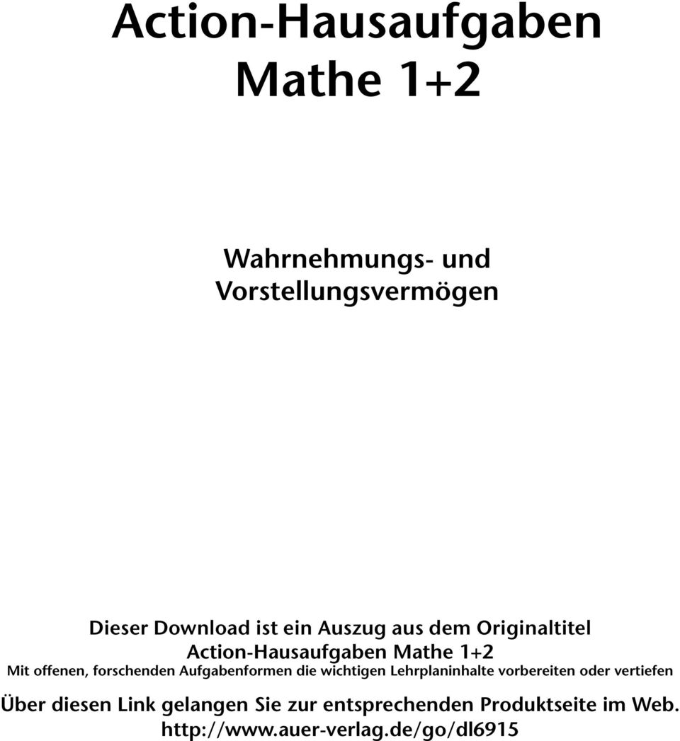 Aufgabenformen die wichtigen Lehrplaninhalte vorbereiten oder vertiefen Über diesen Link