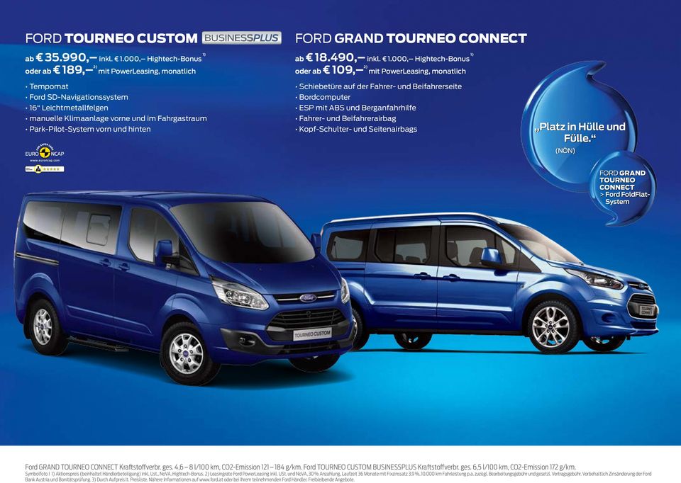 hinten FORD GRAND TOURNEO CONNECT ab 18