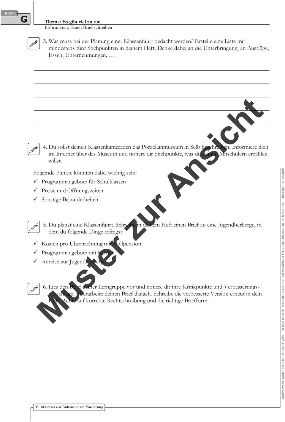 Download Individuell Fördern Deutsch 8 Schreiben Informieren