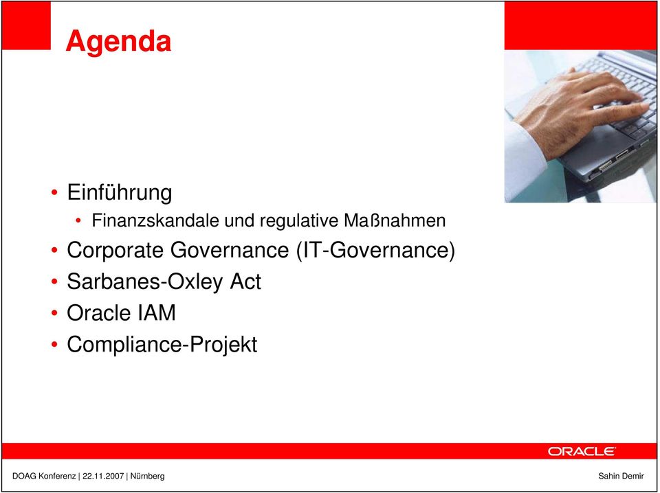 Corporate Governance (IT-Governance)