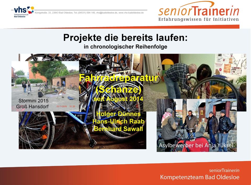Fahrradreparatur (Schanze) seit August 2014 Holger