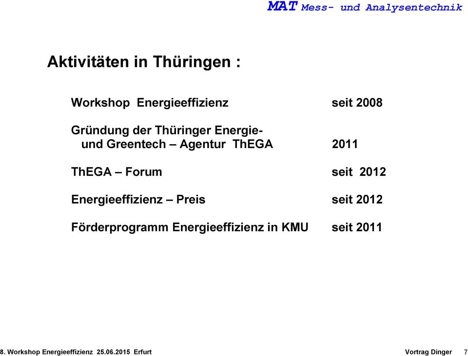 2012 Energieeffizienz Preis seit 2012 Förderprogramm Energieeffizienz in